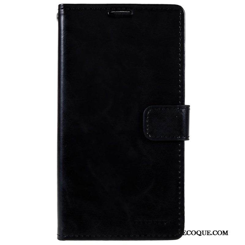 Flip Case iPhone 14 Blue Moon Mercury Goospery