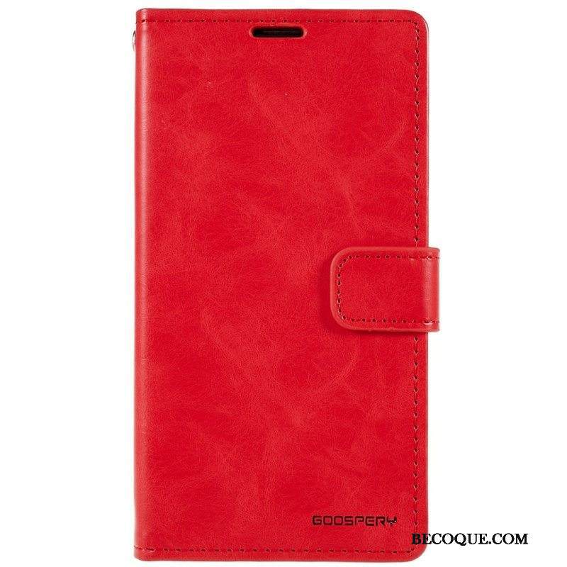 Flip Case iPhone 14 Blue Moon Mercury Goospery