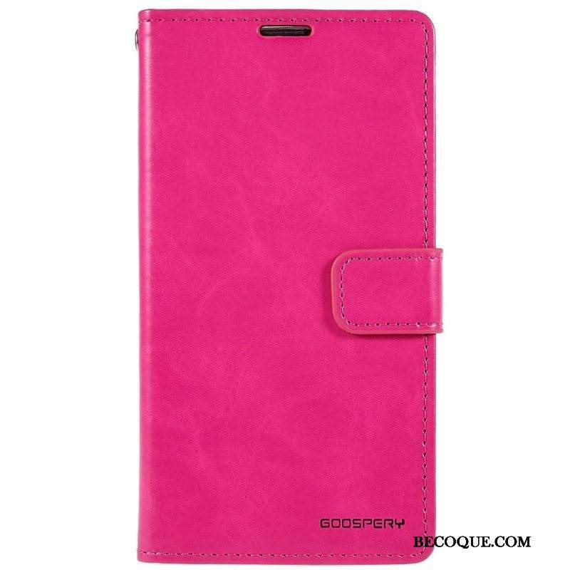 Flip Case iPhone 14 Blue Moon Mercury Goospery