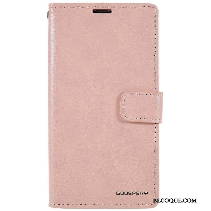 Flip Case iPhone 14 Blue Moon Mercury Goospery