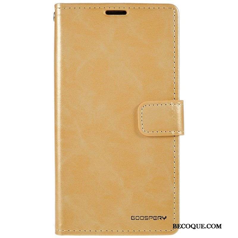 Flip Case iPhone 14 Blue Moon Mercury Goospery