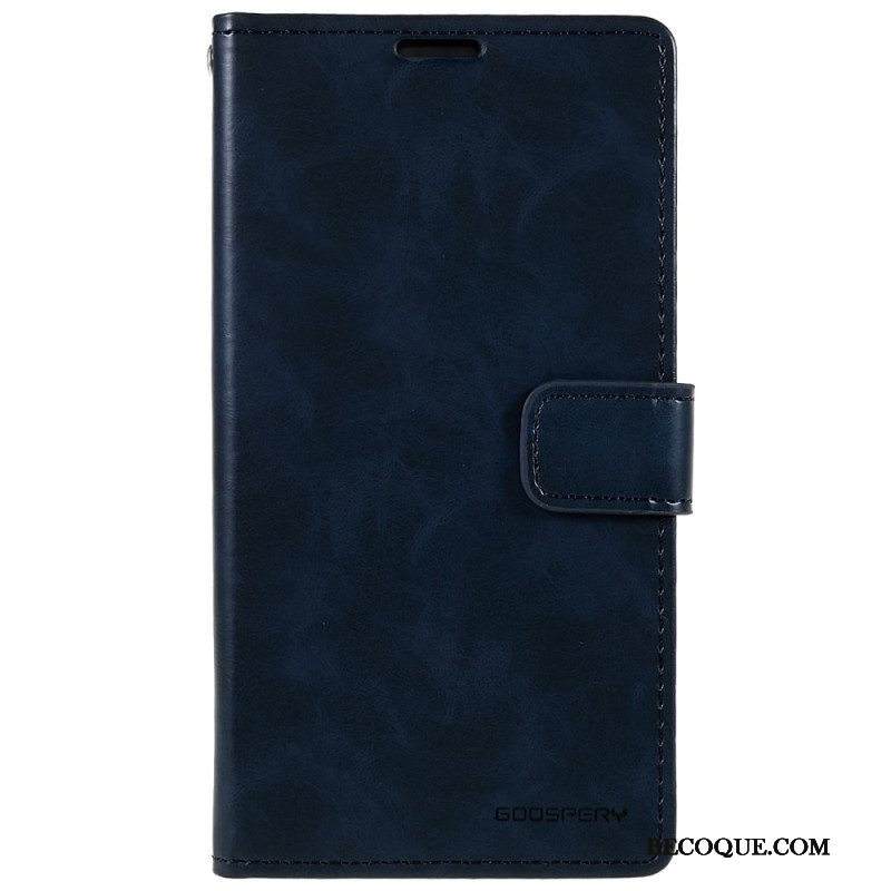 Flip Case iPhone 14 Blue Moon Mercury Goospery