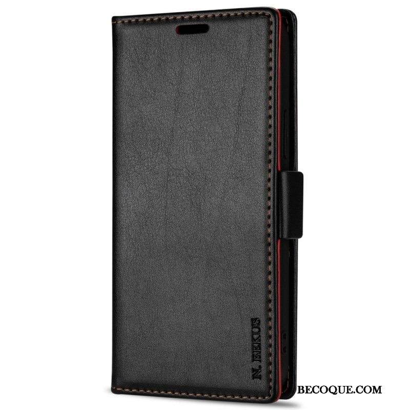 Flip Case iPhone 14 Pro Max Ln.bekus Nahkaefekti