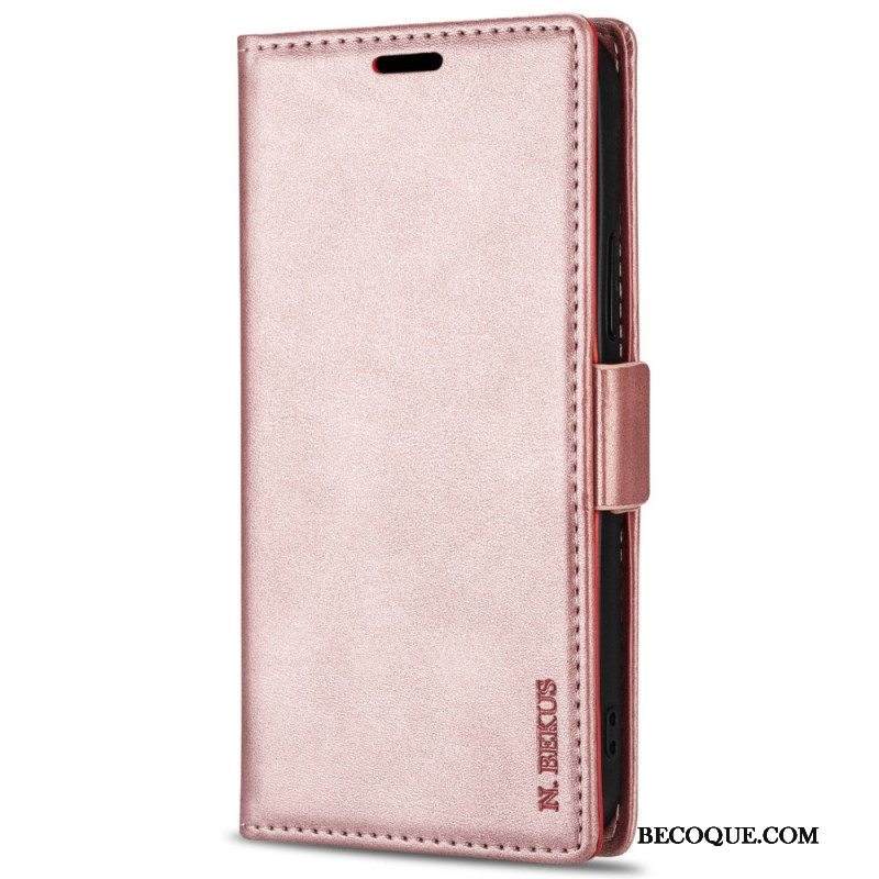 Flip Case iPhone 14 Pro Max Ln.bekus Nahkaefekti