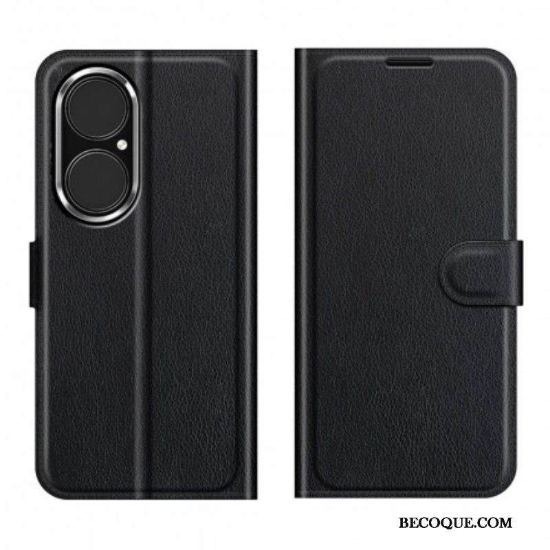 Kotelot Huawei P50 Klassinen Litsi-nahkatyyli