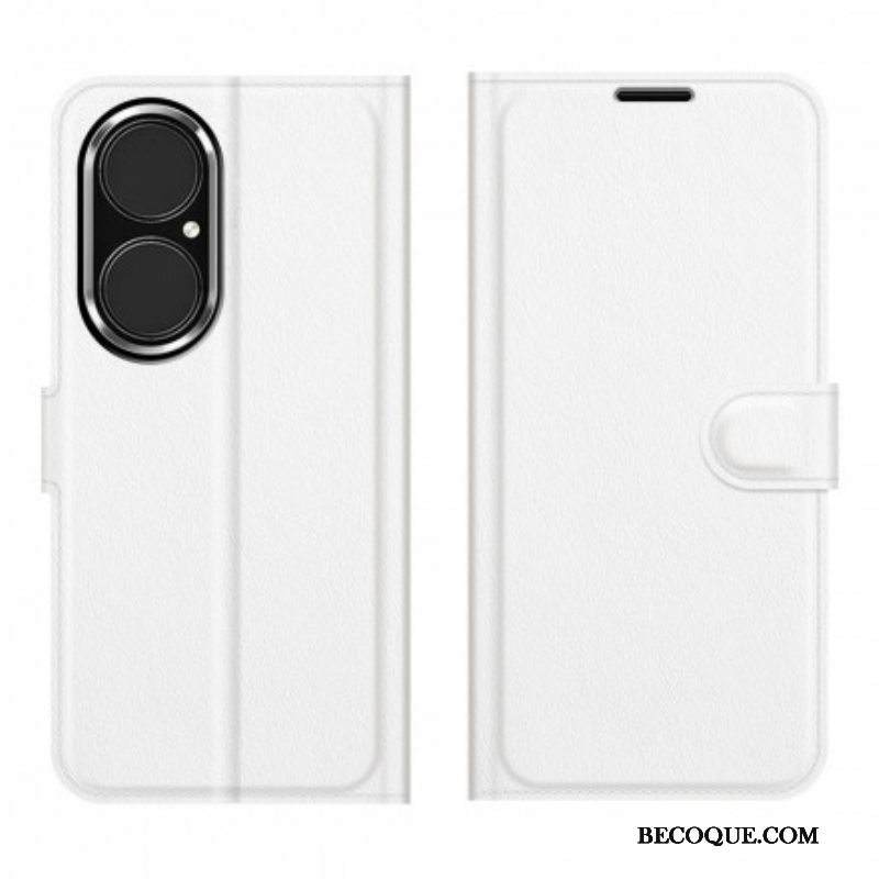 Kotelot Huawei P50 Klassinen Litsi-nahkatyyli