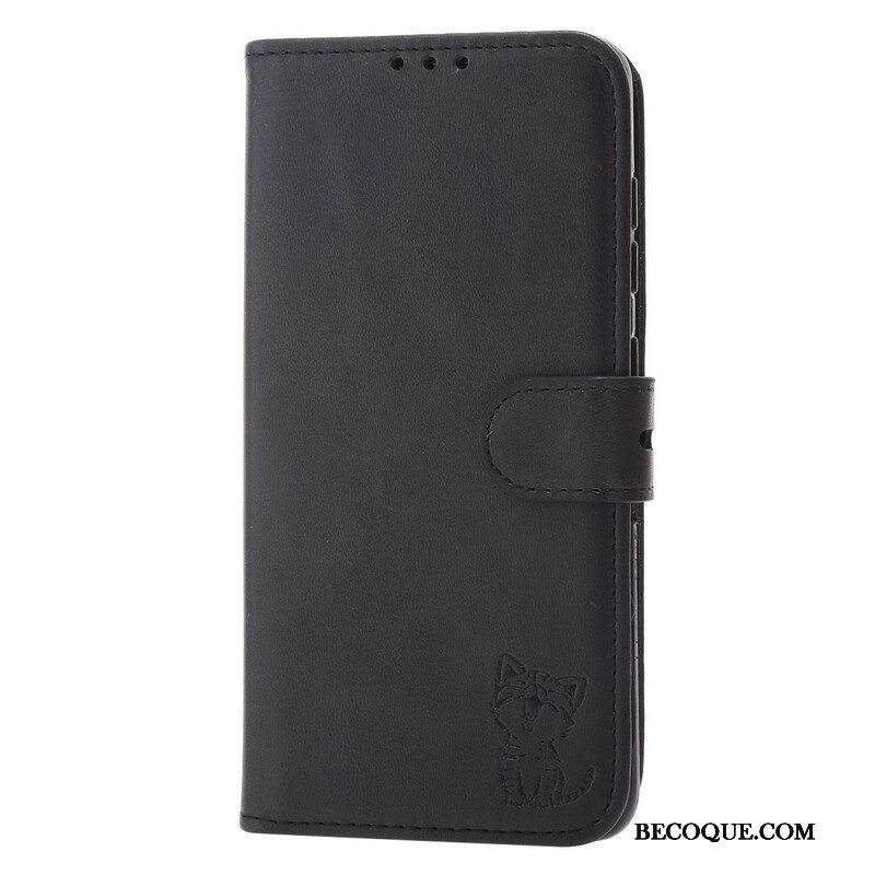 Kotelot Huawei P50 Pro Keinonahkainen Kissanpentu