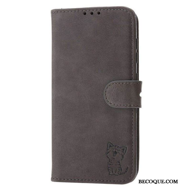 Kotelot Huawei P50 Pro Keinonahkainen Kissanpentu