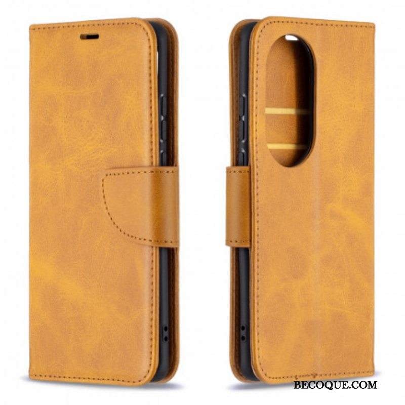 Kotelot Huawei P50 Pro Sileä Läppä Viisto