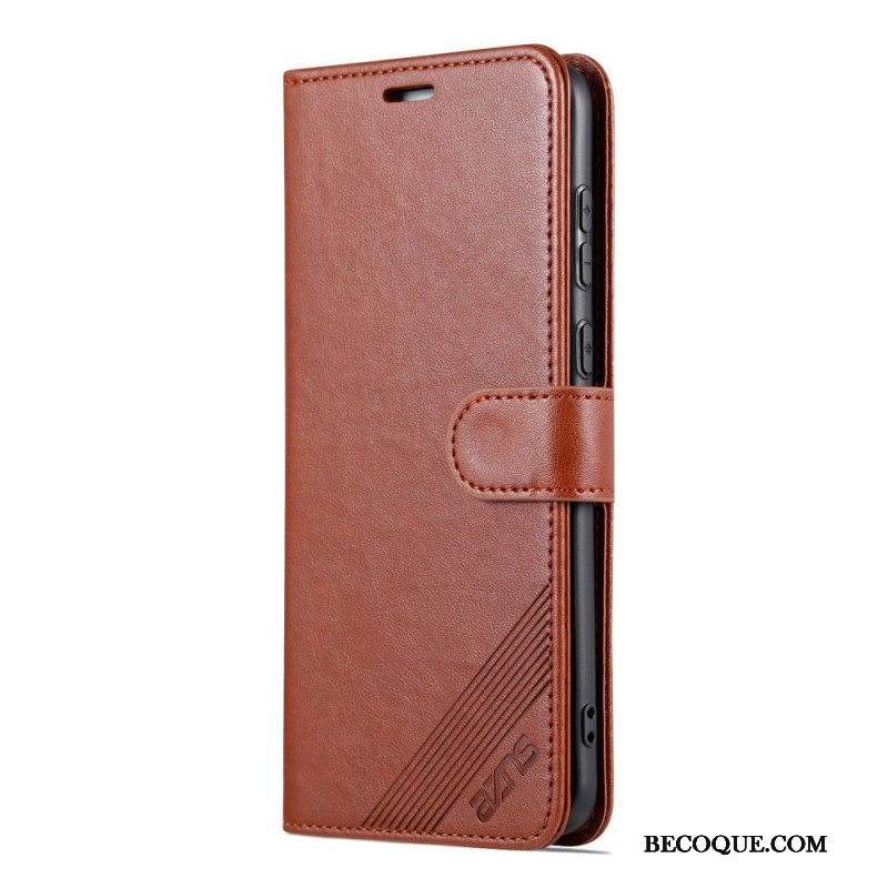 Kotelot Huawei P60 Pro Azns-nahkaefekti