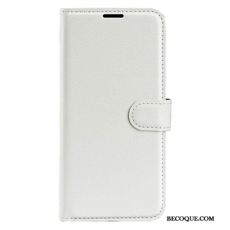 Kotelot Huawei P60 Pro Litsi-nahkaefekti