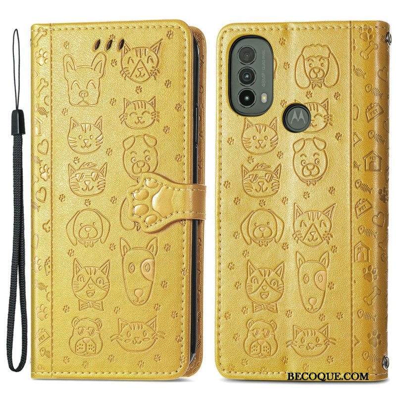 Kotelot Moto E40 / E30 / E20 Animoidut Eläimet