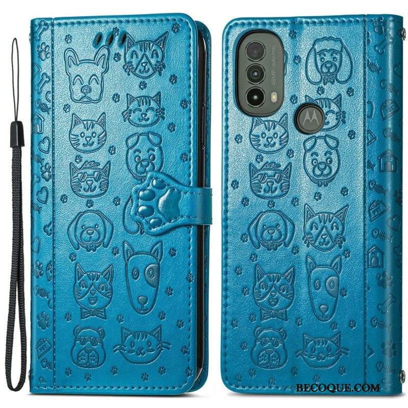 Kotelot Moto E40 / E30 / E20 Animoidut Eläimet