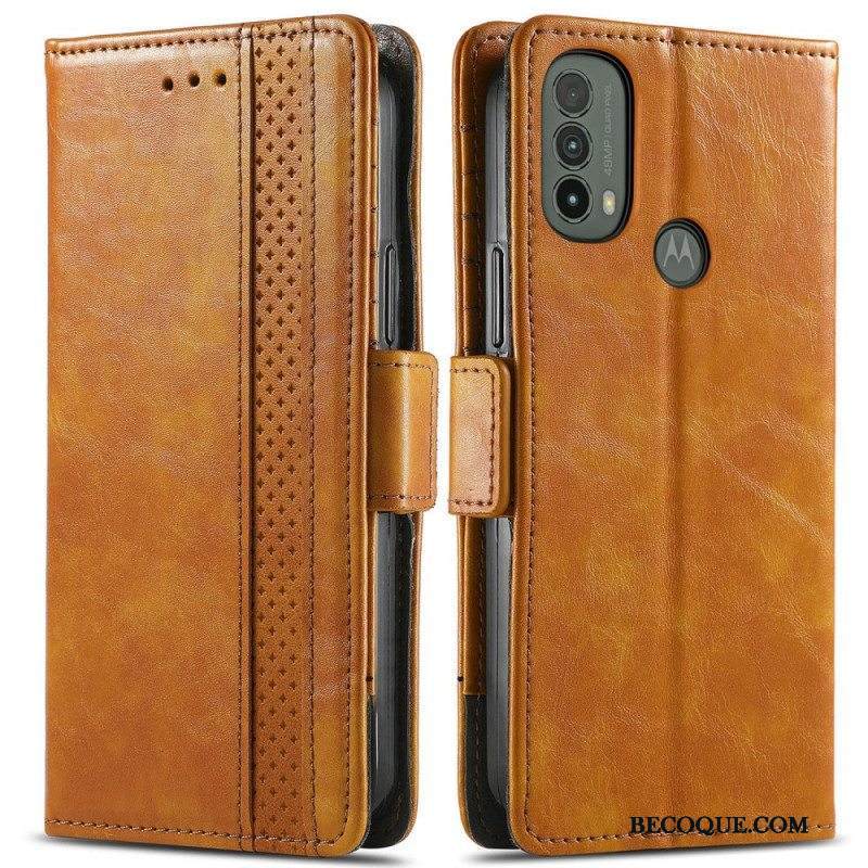 Kotelot Moto E40 / E30 / E20 Kaksivärinen Kaksoislukkokoteloo