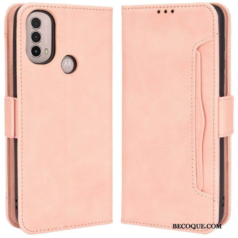 Kotelot Moto E40 / E30 / E20 Multi-card Premier Class