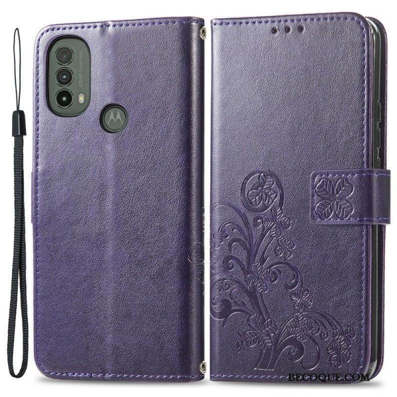 Kotelot Moto E40 / E30 / E20 Nelilehtinen Apila