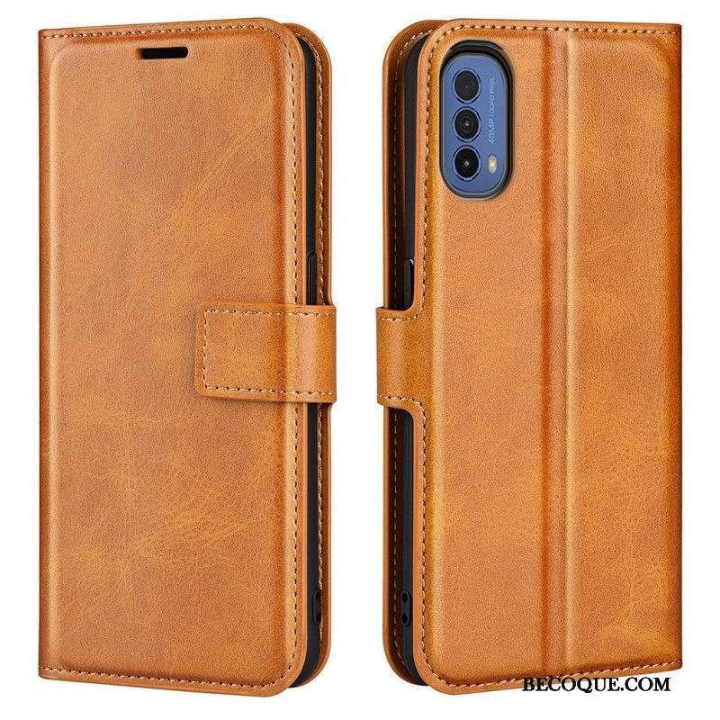 Kotelot Moto E40 / E30 / E20 Ohut Extreme Leather -efekti