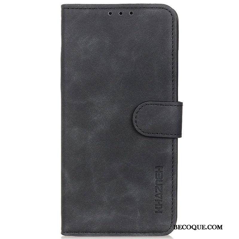 Kotelot Moto G200 5G Khazneh Vintage Nahkaefekti