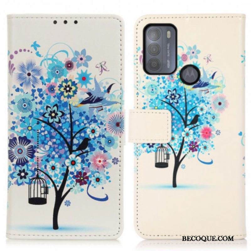 Kotelot Moto G50 Värikäs Puu