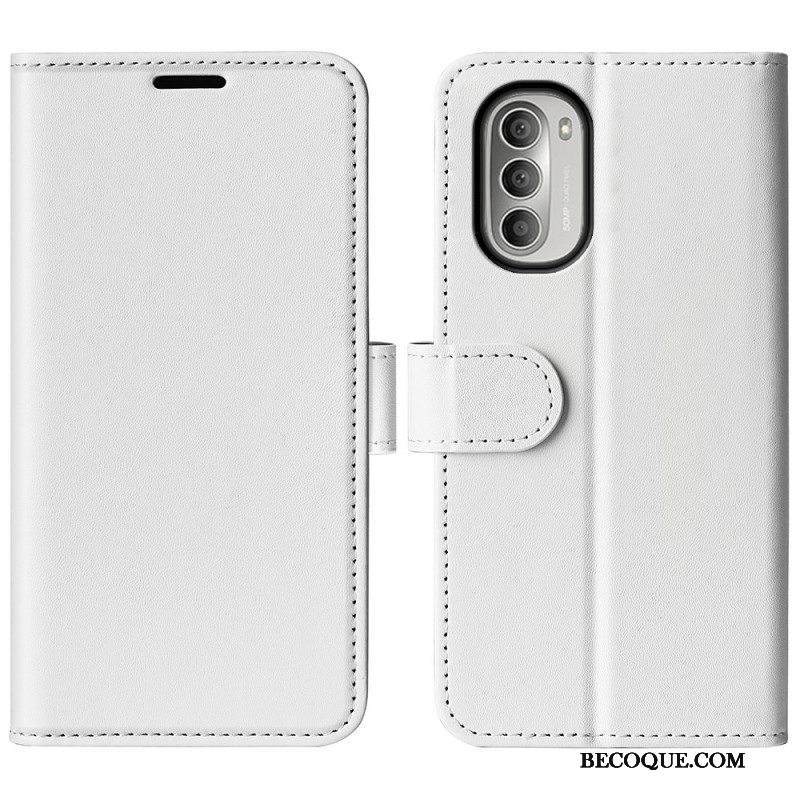 Kotelot Moto G51 5G Suunnittelija Nahkaefekti