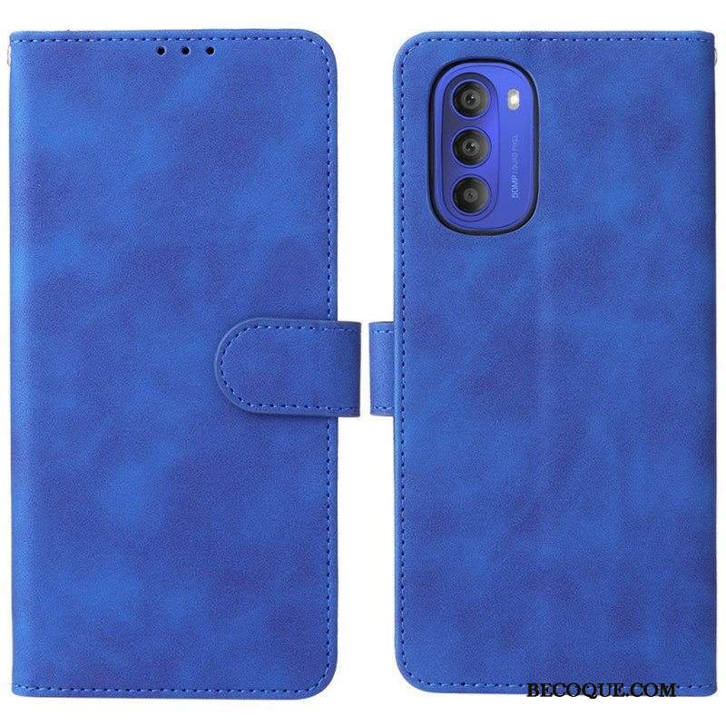 Kotelot Moto G51 5G Vintage Skin-touch