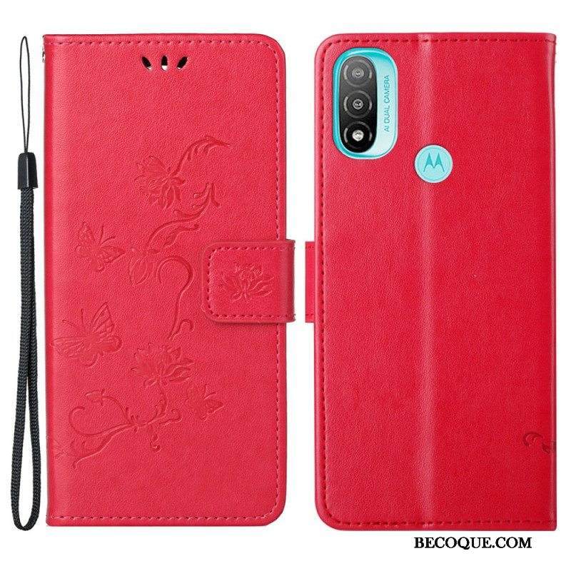 Kotelot Moto G71 5G Aasialaiset Perhoset Ja Kukat