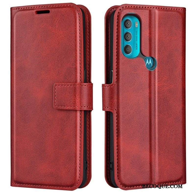 Kotelot Moto G71 5G Ohut Extreme Leather -efekti