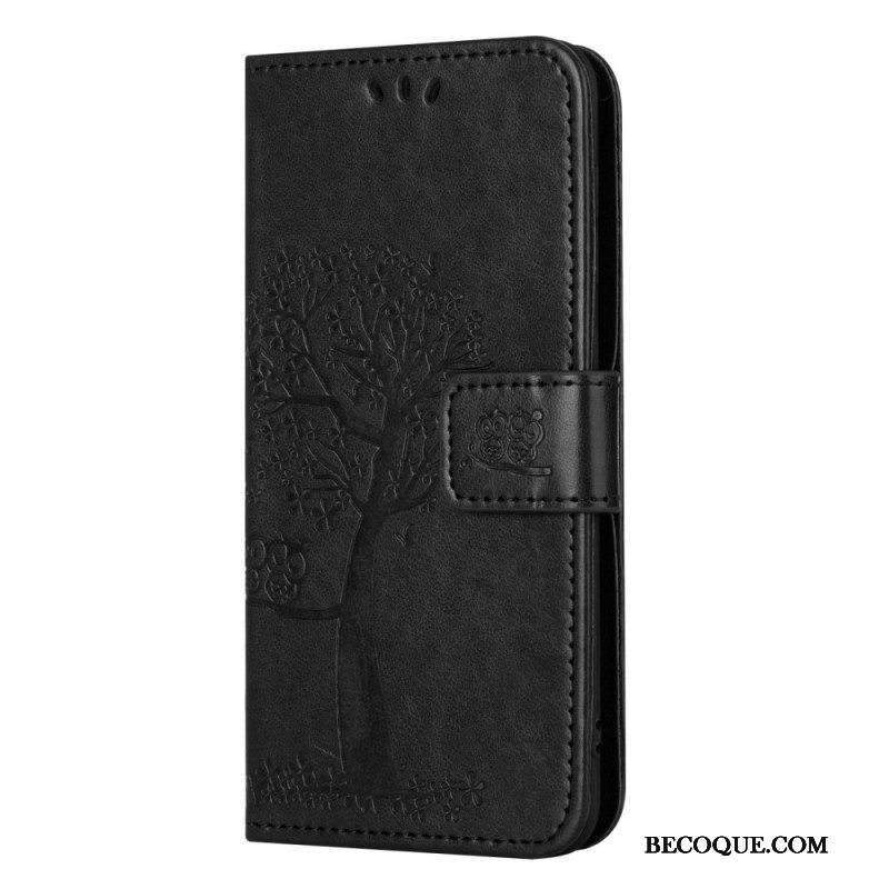 Kotelot Moto G73 5G Pöllö Puu