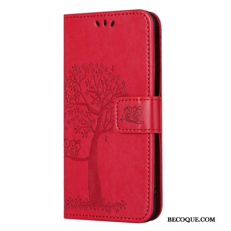 Kotelot Moto G73 5G Pöllö Puu