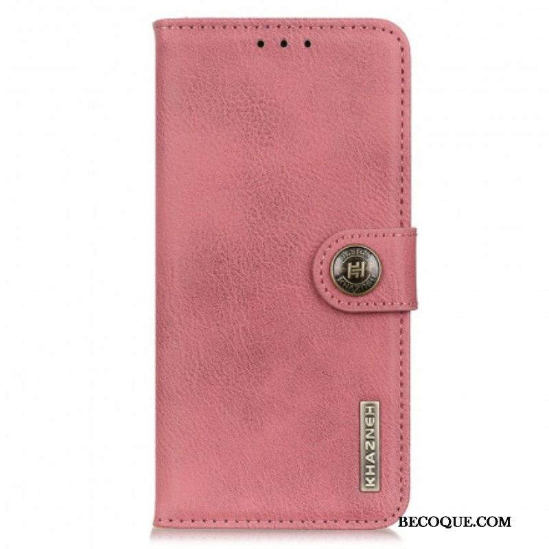 Kotelot Motorola Edge 20 Pro Keinonahka Khazneh