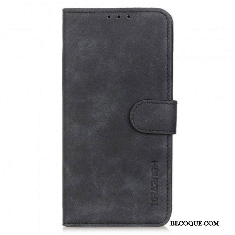 Kotelot Motorola Edge 20 Pro Khazneh Vintage Nahkaefekti