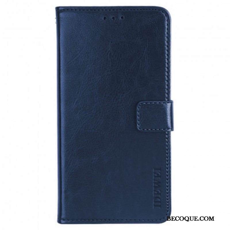 Kotelot Motorola Edge 20 Pro Nahkajäljitelmä Idewei