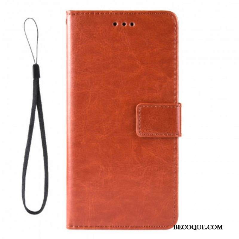 Kotelot Motorola Edge 20 Pro Näyttävä Keinonahka