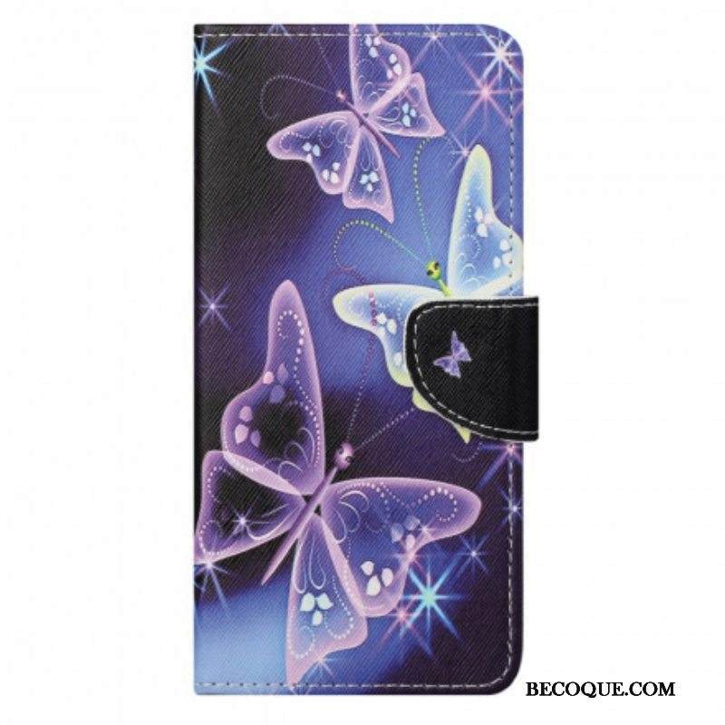 Kotelot Motorola Edge 20 Pro Perhosia