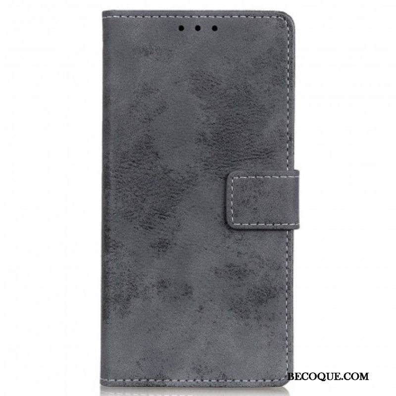 Kotelot Motorola Edge 20 Pro Vintage Keinonahkaa