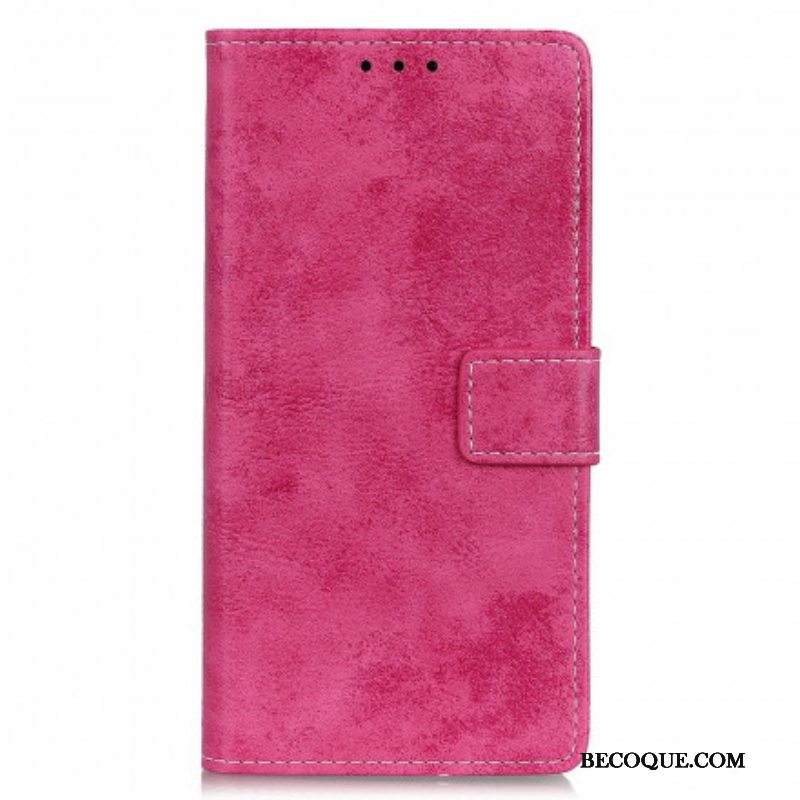 Kotelot Motorola Edge 20 Pro Vintage Keinonahkaa