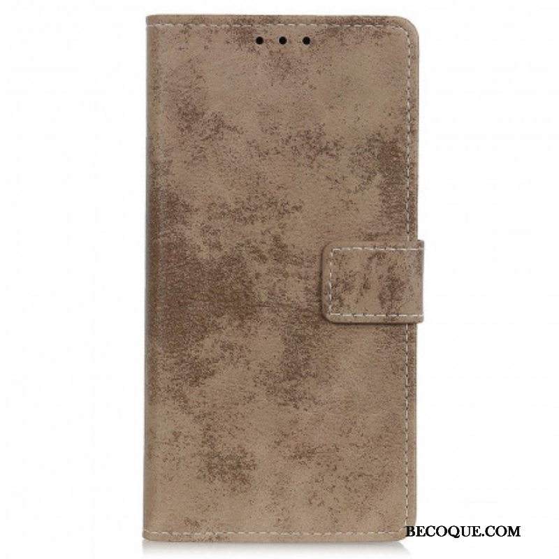 Kotelot Motorola Edge 20 Pro Vintage Keinonahkaa