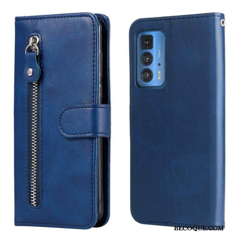 Kotelot Motorola Edge 20 Pro Vintage Kolikkokukkaro