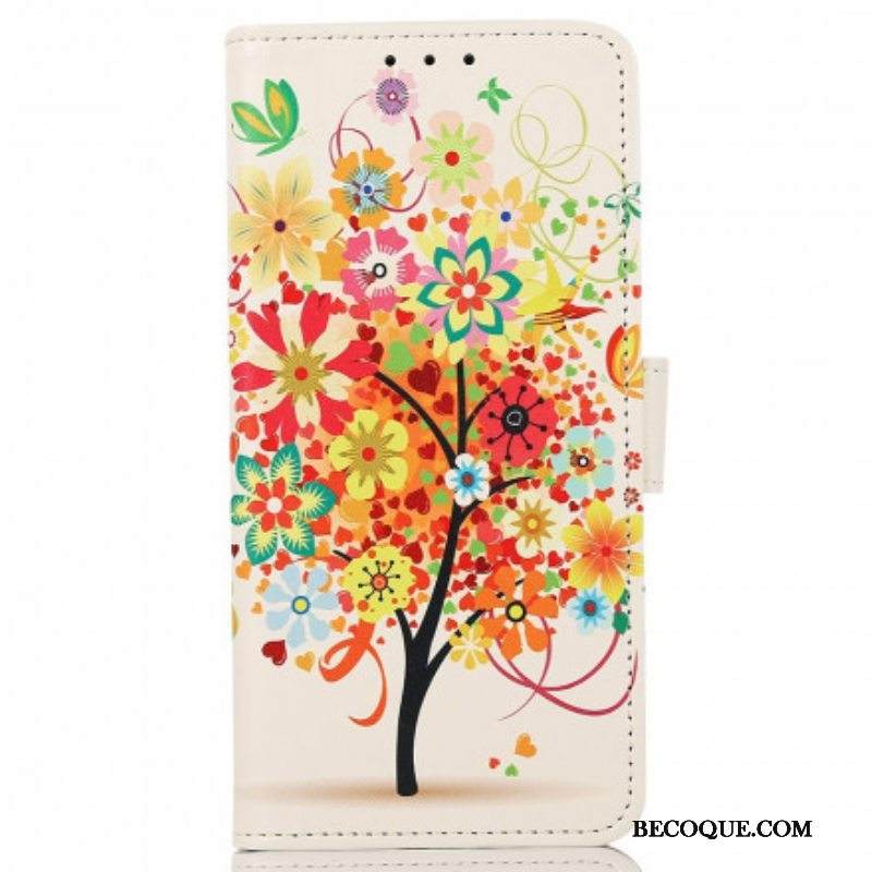 Kotelot Motorola Edge 20 Pro Värikäs Puu