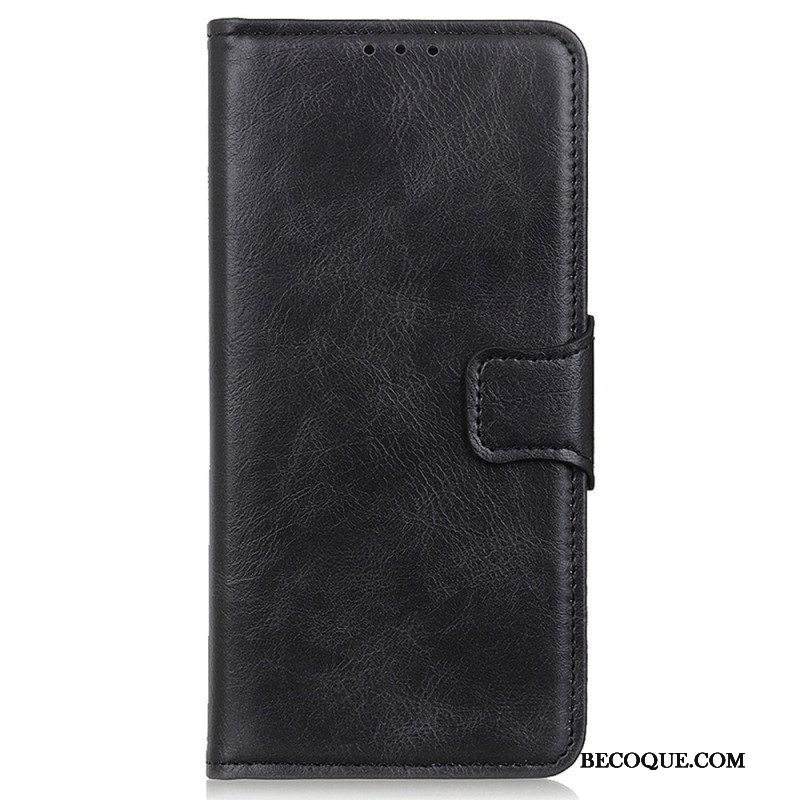 Kotelot Motorola Edge 40 Pro Tyylikäs Käännettävä Nahkainen Lukko