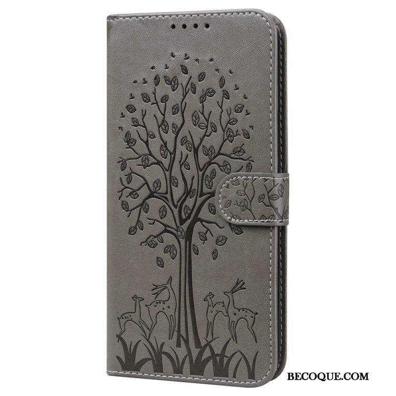 Kotelot Samsung Galaxy A13 5G / A04s Puu Ja Hirvi