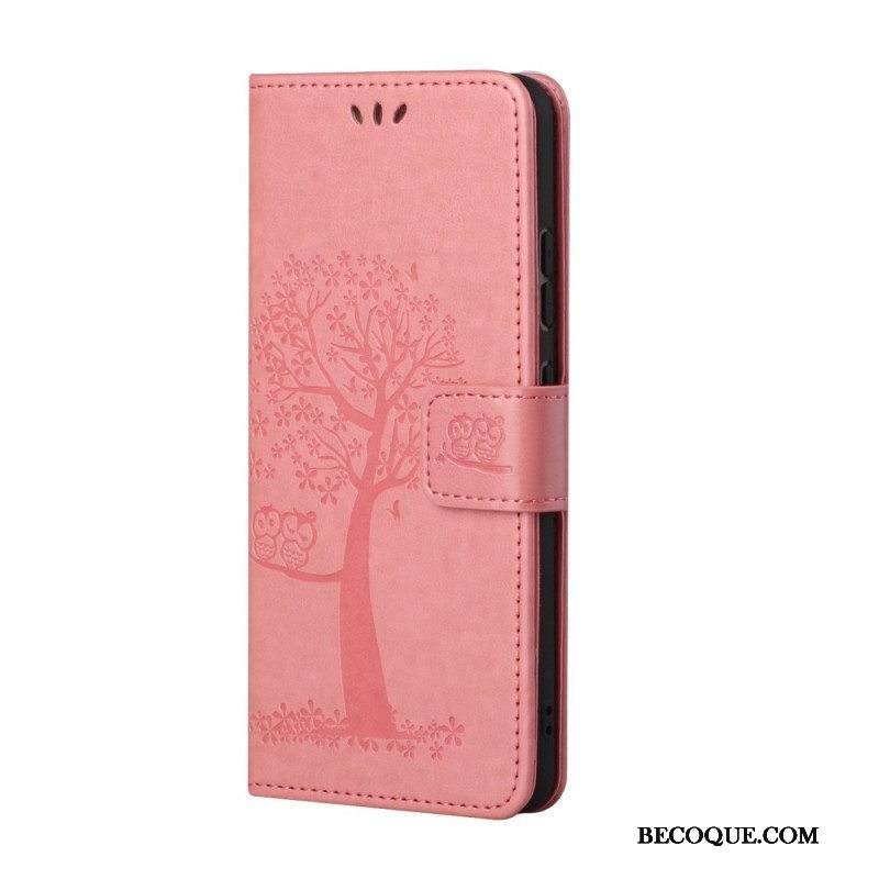 Kotelot Samsung Galaxy A13 5G / A04s Suojaketju Kuori Tangapuu Ja Pöllöt