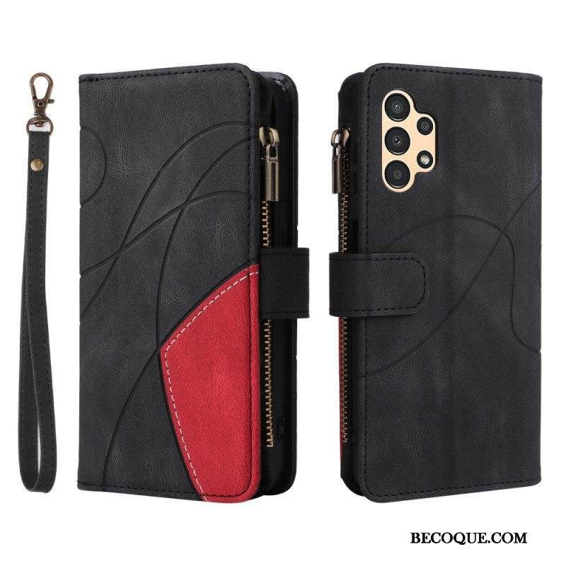 Kotelot Samsung Galaxy A13 Kaksivärinen Kolikkopussilla