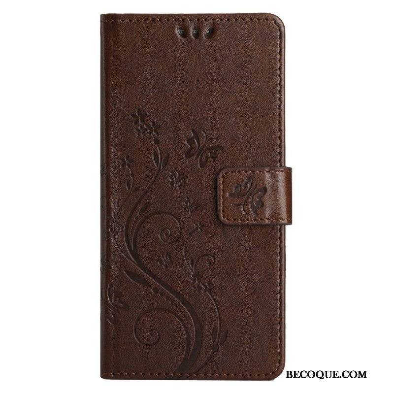 Kotelot Samsung Galaxy A14 / A14 5G Suojaketju Kuori Strappy Kukka