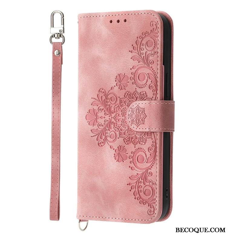 Kotelot Samsung Galaxy A17 4g / 5g Puhelinkuoret Pitsimäinen Mokkanahkakuvioinen Lompakko