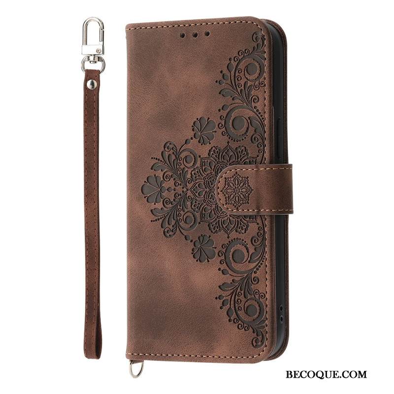 Kotelot Samsung Galaxy A17 4g / 5g Puhelinkuoret Pitsimäinen Mokkanahkakuvioinen Lompakko