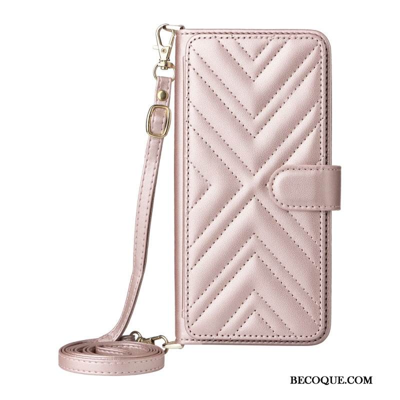 Kotelot Samsung Galaxy A17 4g / 5g Tikattu Olkahihnalla Ja Rannehihnalla