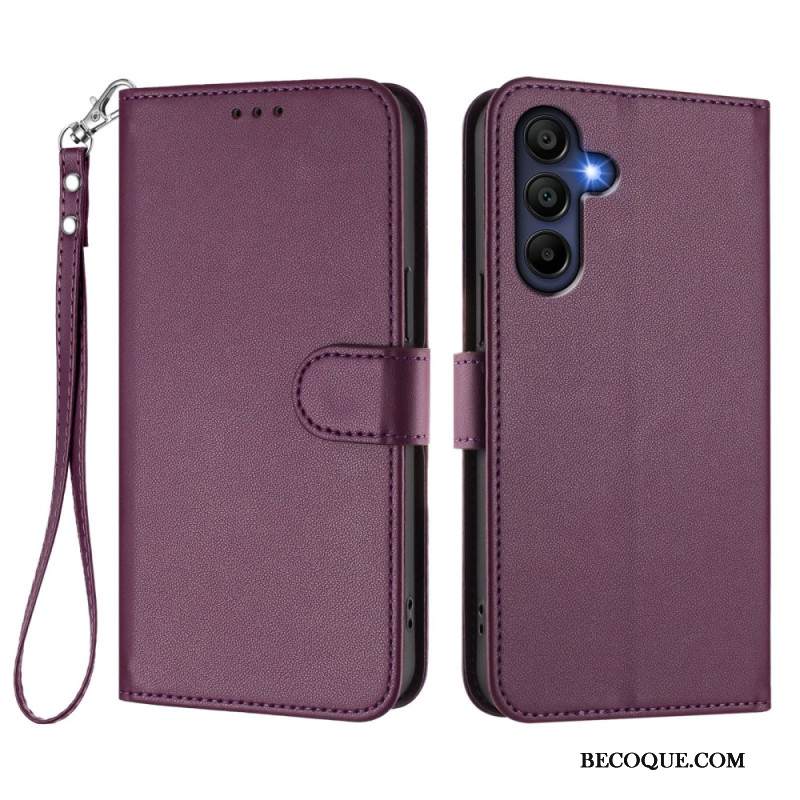 Kotelot Samsung Galaxy A17 4g / 5g Yksinkertainen Muotoilu Nauhalla