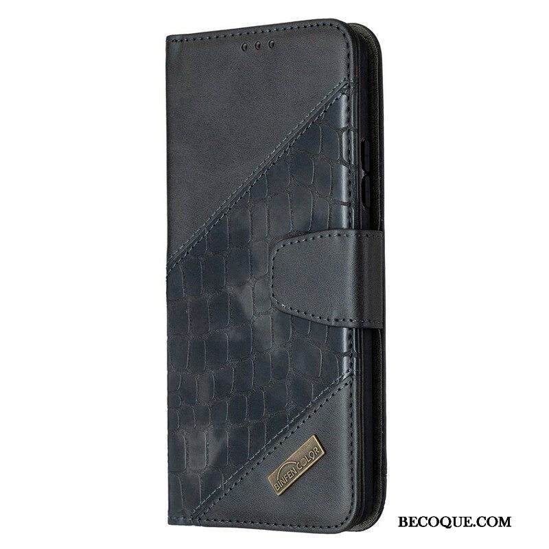 Kotelot Samsung Galaxy A42 5G Klassinen Krokotiilin Iho