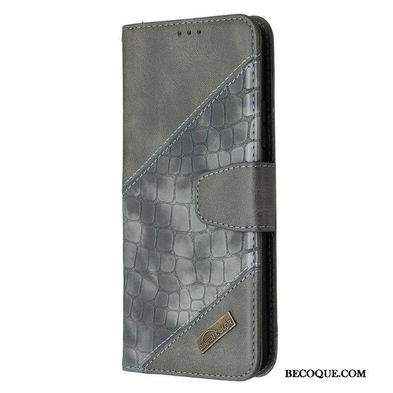 Kotelot Samsung Galaxy A42 5G Klassinen Krokotiilin Iho